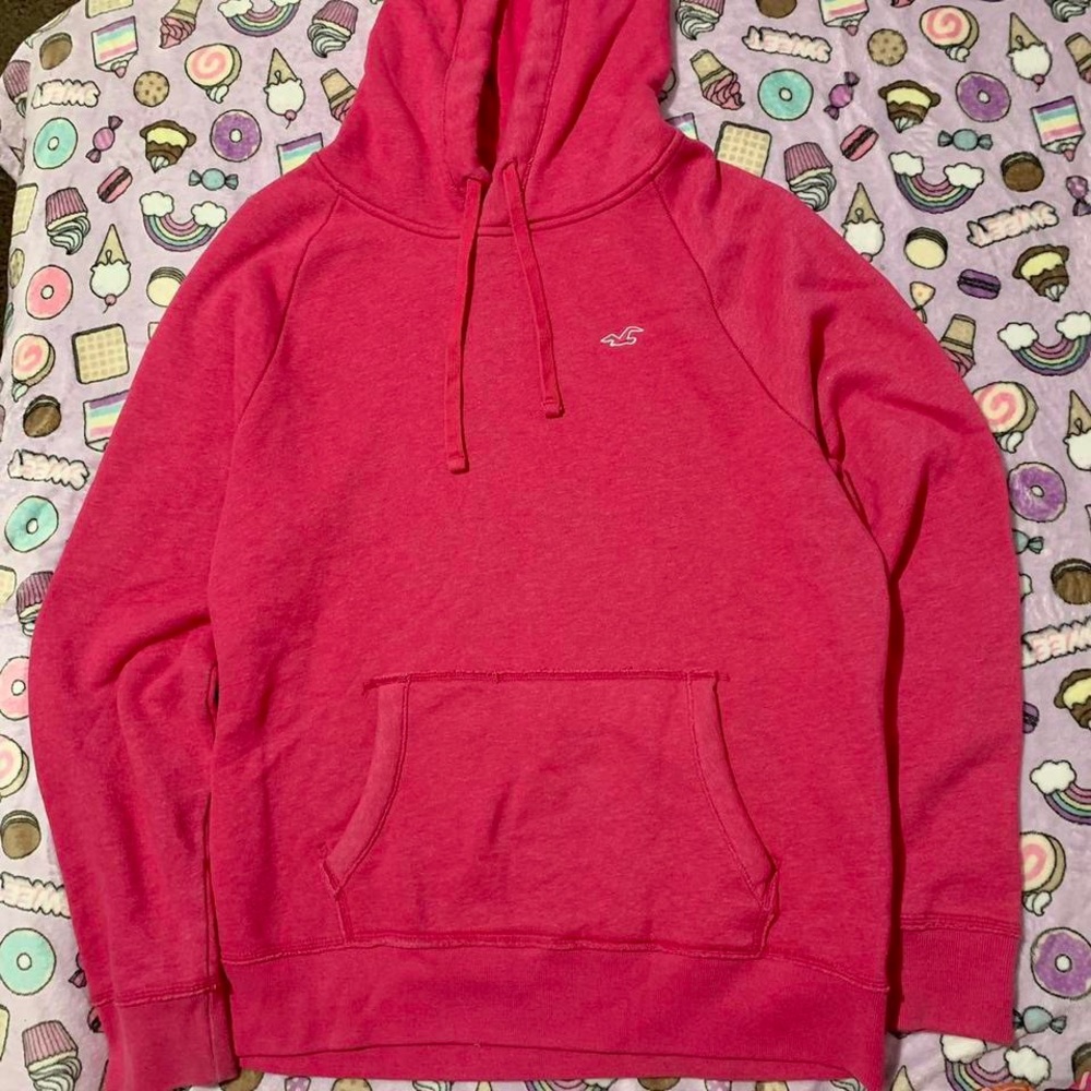 Hollister Pink Fleece Hoodie